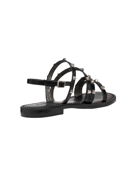 Geox D Maddalusia sandalo basso con borchie